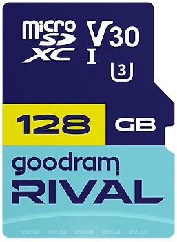 Фото GoodRAM Rival SDXC Class 10 UHS-I V30 128Gb (GGSM3AA-1280R12)