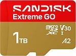 Фото SanDisk Extreme GO microSDXC Class 10 UHS-I U3 V30 A2 1Tb (SDSQXGN-1T00-GN6MN)