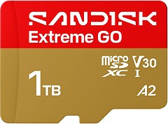 Фото SanDisk Extreme GO microSDXC Class 10 UHS-I U3 V30 A2 1Tb (SDSQXGN-1T00-GN6MN)