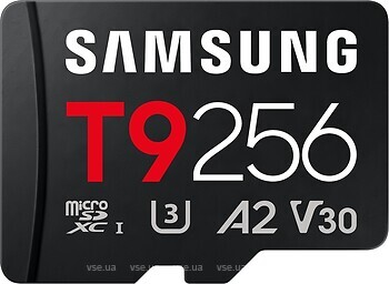 Фото Samsung T9 microSDXC Class 10 UHS-I U3 A2 V30 256Gb (MB-MH256T/WW)