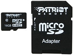 Фото Patriot microSDHC Class 10 16Gb