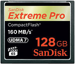Фото SanDisk Extreme Pro CompactFlash 128Gb