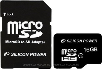 Фото Exceleram microSDHC Class 10 16Gb (MSD1610A)