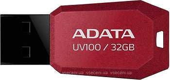 Фото ADATA UV100 Red 32 GB (AUV100-32G-RRD)