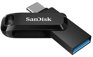 Фото SanDisk Ultra Dual Drive GO USB 3.0/Type-C Black 32GB (SDDDC3-032G-G46)
