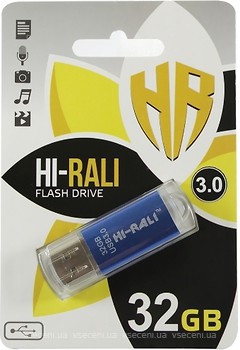 Фото Hi-Rali Rocket series Blue 32 GB (HI-32GB3VCBL)