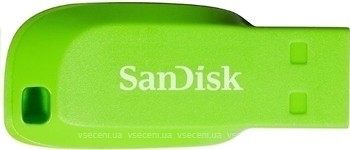 Фото SanDisk Cruzer Blade Green 16 GB (SDCZ50C-016G-B35GE)