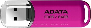 Фото ADATA Classic C906 Pink 64 GB (AC906-64G-RPP)