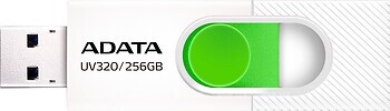 Фото ADATA UV320 White-Green 256 GB (AUV320-256G-RWHGN)