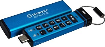 Фото Kingston IronKey Keypad 200C 128 GB (IKKP200C/128GB)