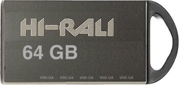 Фото Hi-Rali Mini Fit 64 GB Black (HI-64GBMINFIT)