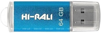 Фото Hi-Rali Rocket series Blue 64 GB (HI-64GB3VCBL)