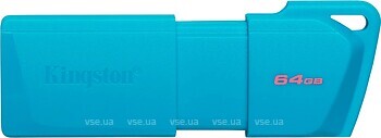 Фото Kingston Data Traveler Exodia M 64 GB Aqua Blue (KC-U2L64-7LB)
