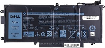 Фото Dell K5XWW Latitude 5285 60Wh 7.6V 7500mAh Black