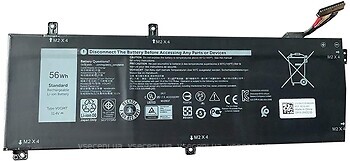 Фото Dell V0GMT Inspiron G7 56Wh 11.4V 4650mAh Black