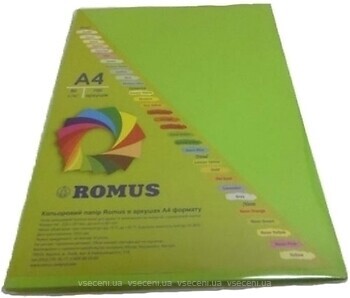 Фото Romus A4 160g/m2 100 sheets Green Linden Tree (R50867)