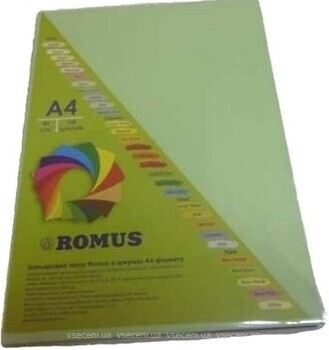 Фото Romus A4 80g/m2 100 sheets Light Green (R50638)