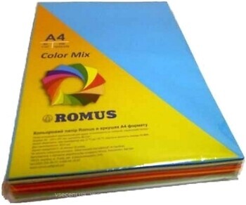 Фото Romus A4 80g/m2 245 sheets 7 Colors Mix Color (R51048)