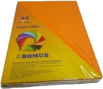 Фото Romus A4 80g/m2 250 sheets 10 Colors Super Mix (R50959)