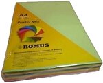 Фото Romus A4 80g/m2 250 sheets 5 Colors Mix Pastel (R50874)