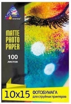 Фото InkSystem Matte Photo Paper 180g 10x15 100л
