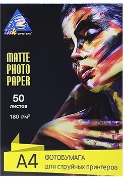 Фото InkSystem Matte Photo Paper 180g A4 50л