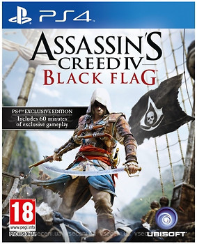 Фото Assassin’s Creed IV: Black Flag (PS4), Blu-ray диск