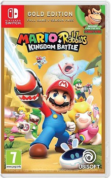 Фото Mario + Rabbids Kingdom Battle Gold Edition (Nintendo Switch), картридж