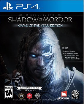 Фото Middle-earth: Shadow of Mordor Game of the Year Edition (PS4), Blu-ray диск