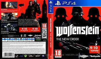 Фото Wolfenstein: The New Order (PS4), Blu-ray диск