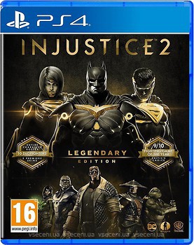 Фото Injustice 2 Legendary Edition (PS4), Blu-ray диск