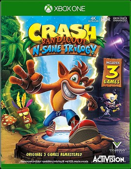 Фото Crash Bandicoot N. Sane Trilogy (Xbox One), Blu-ray диск