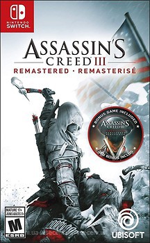 Фото Assassin's Creed III Remastered (Nintendo Switch), картридж