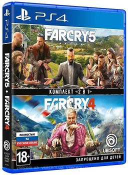 Фото Far Cry 4 + Far Cry 5 (PS4), Blu-ray диск