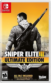 Фото Sniper Elite 3 Ultimate Edition (Nintendo Switch), картридж