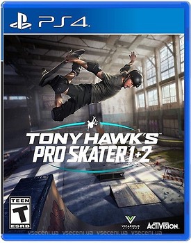 Фото Tony Hawk's Pro Skater 1 + 2 (PS4), Blu-ray диск