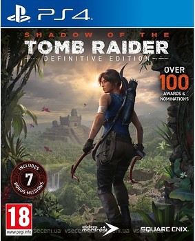 Фото Shadow of the Tomb Raider Definitive Edition (PS4), Blu-ray диск