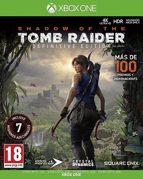 Фото Shadow of the Tomb Raider Definitive Edition (Xbox One), Blu-ray диск
