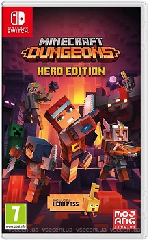 Фото Minecraft Dungeons: Hero Edition (Nintendo Switch), картридж