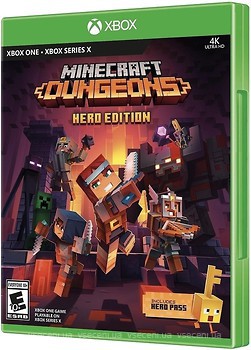 Фото Minecraft Dungeons: Hero Edition (Xbox Series, Xbox One), Blu-ray диск