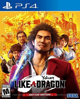 Фото Yakuza: Like a Dragon Day Ichi Edition (PS4), Blu-ray диск