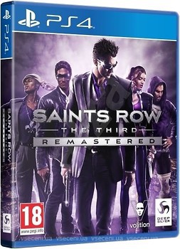 Фото Saints Row: The Third Remastered (PS4), Blu-ray диск