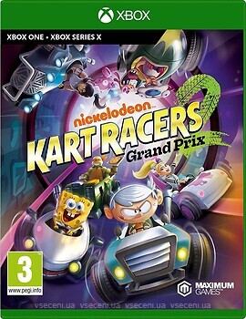 Фото Nickelodeon Kart Racers 2: Grand Prix (Xbox Series, Xbox One), Blu-ray диск