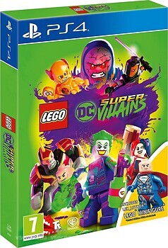 Фото LEGO DC: Super-Villains Deluxe Minifigure Edition (PS4), Blu-ray диск
