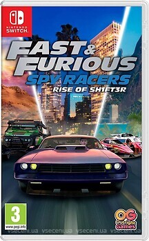 Фото Fast & Furious: Spy Racers Rise of SH1FT3R (Nintendo Switch), картридж