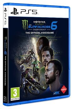 Фото Monster Energy Supercross - The Official Videogame 6 (PS5, PS4), Blu-ray диск