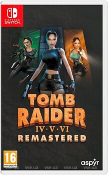 Фото Tomb Raider IV-VI Remastered Starring Lara Croft (Nintendo Switch), картридж