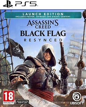 Фото Assassin's Creed Black Flag Resynced Launch edition (PS5), Blu-ray диск