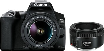 Фото Canon EOS 250D Kit 18-55 DC III + EF 50 f/1.8 STM