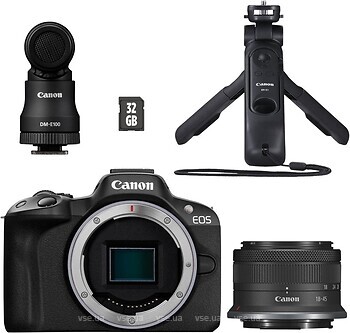 Фото Canon EOS R50 Vlogging Creator Kit